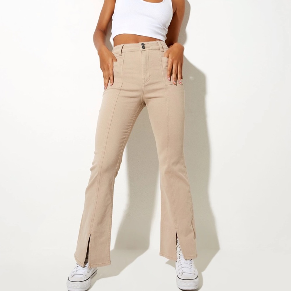 Motelrocks Seam split jeans